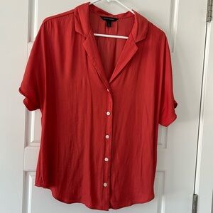 Banana Republic oversized button shirt